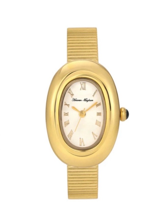Heaven Mayhem Accessories - Classic Gold Oval Bracelet Watch